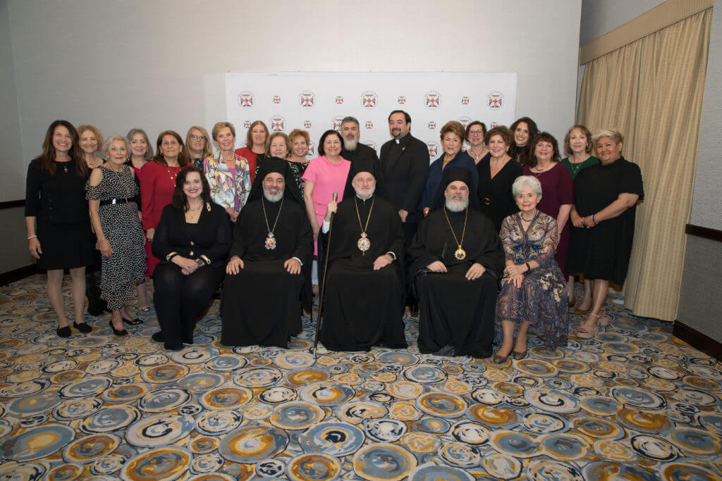 Philoptochos Children's Medical Fund Luncheon: group photo of clergy and members
